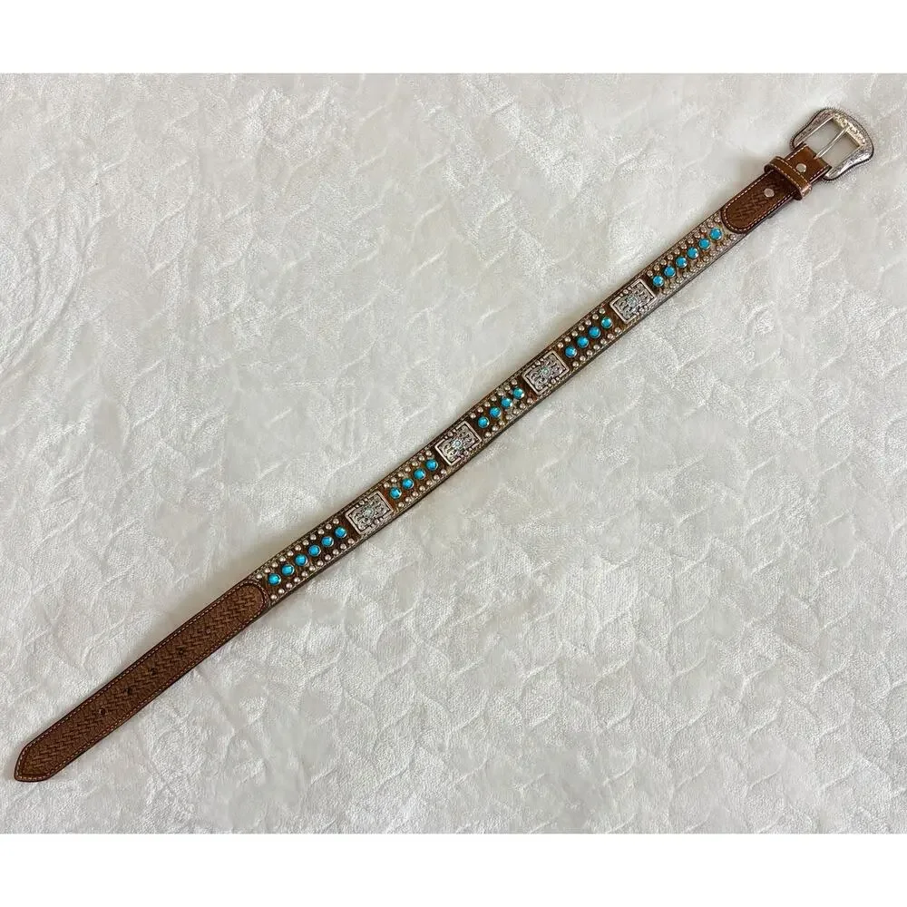 Nocona toned belt hardware